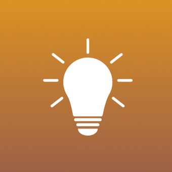 5 Light bulb icon on a gradient background.