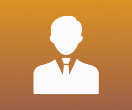 7 Silhouette of a businessman in a suit.